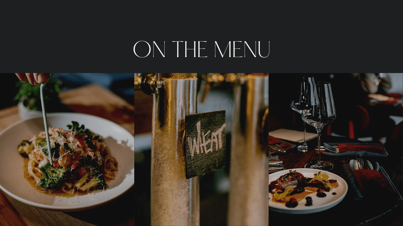 Restaurant menu image